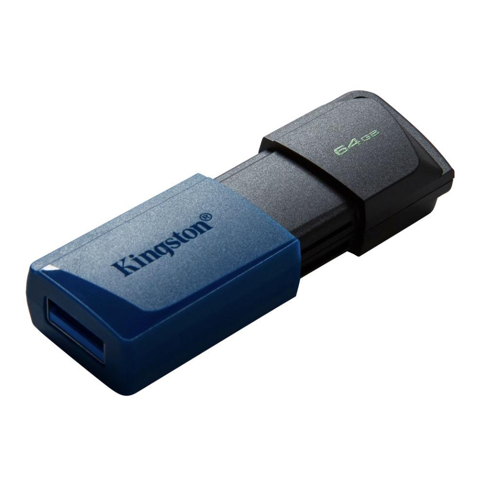USB памет KINGSTON DataTraveler Exodia M, 64GB,USB 3.2 Gen 1, Черна