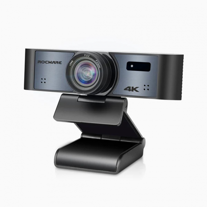 ROCWARE RC16 Уеб камера, 4K UHD, 110 градуса,8x зуум, USB-C