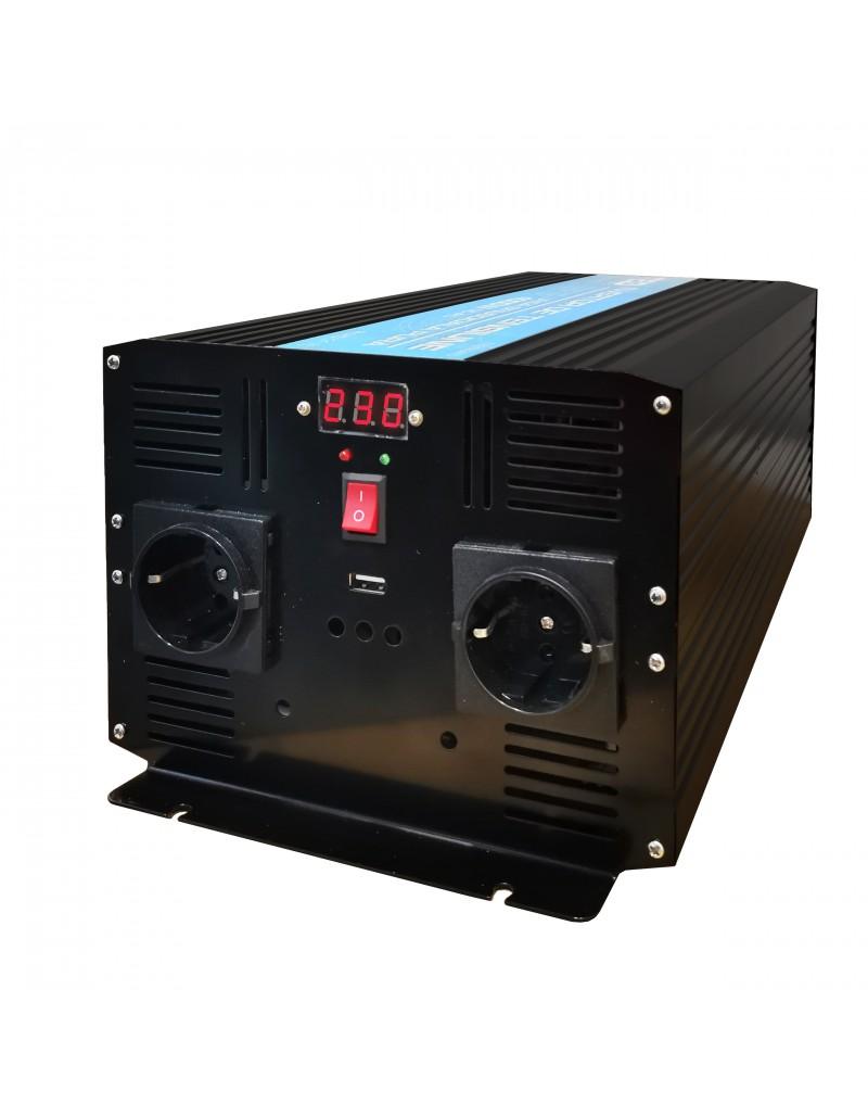 Инвертор 12/220 V  DC/AC 4000/8000W Pure Sine Wave TED000415  TED ELECTRIC
