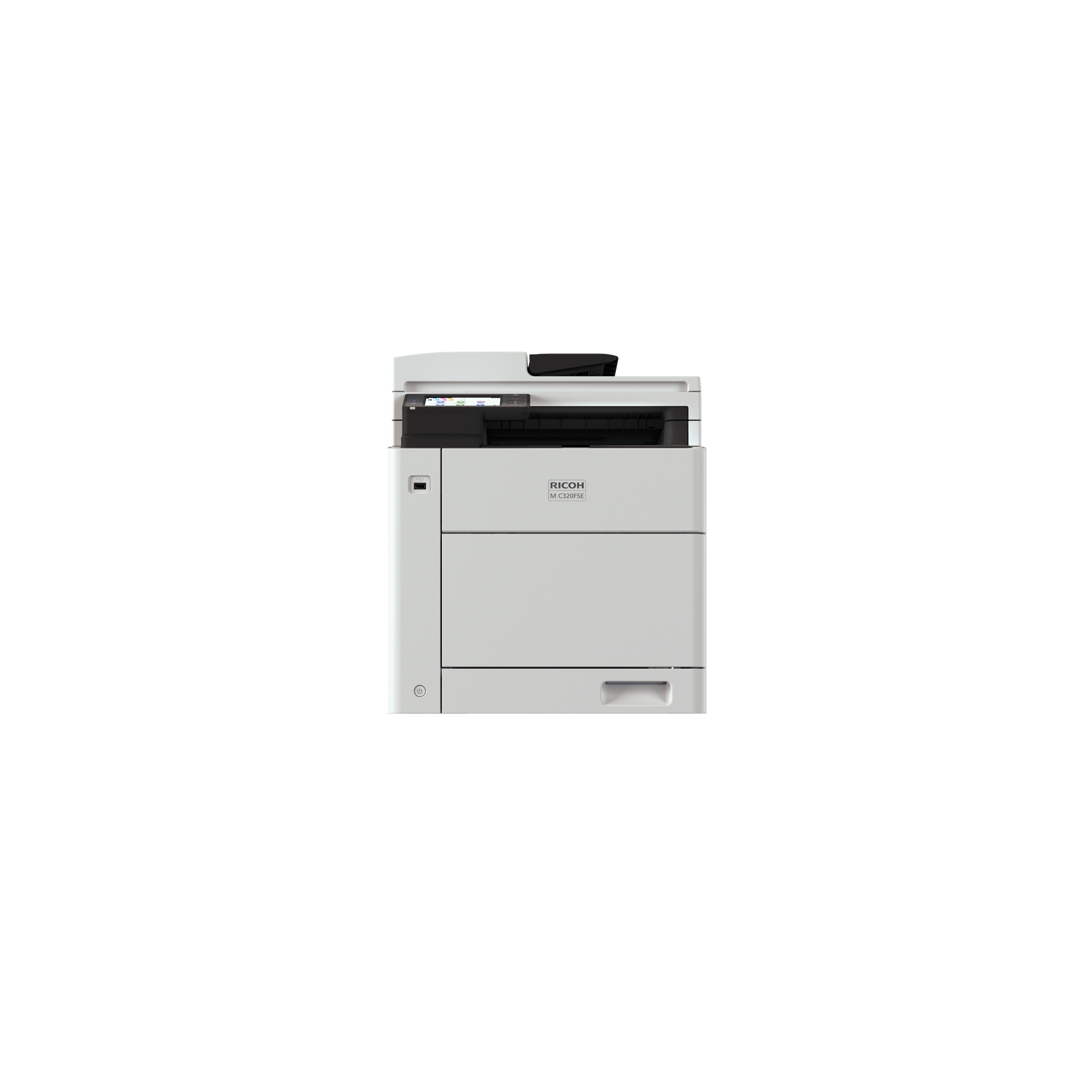 МФУ цветно у-во принтер/скенер/копир RICOH M C320FSE, 32 стр/мин, SPDF/50стр/,LAN,Bluetooth, 4.3"тъч дисплей