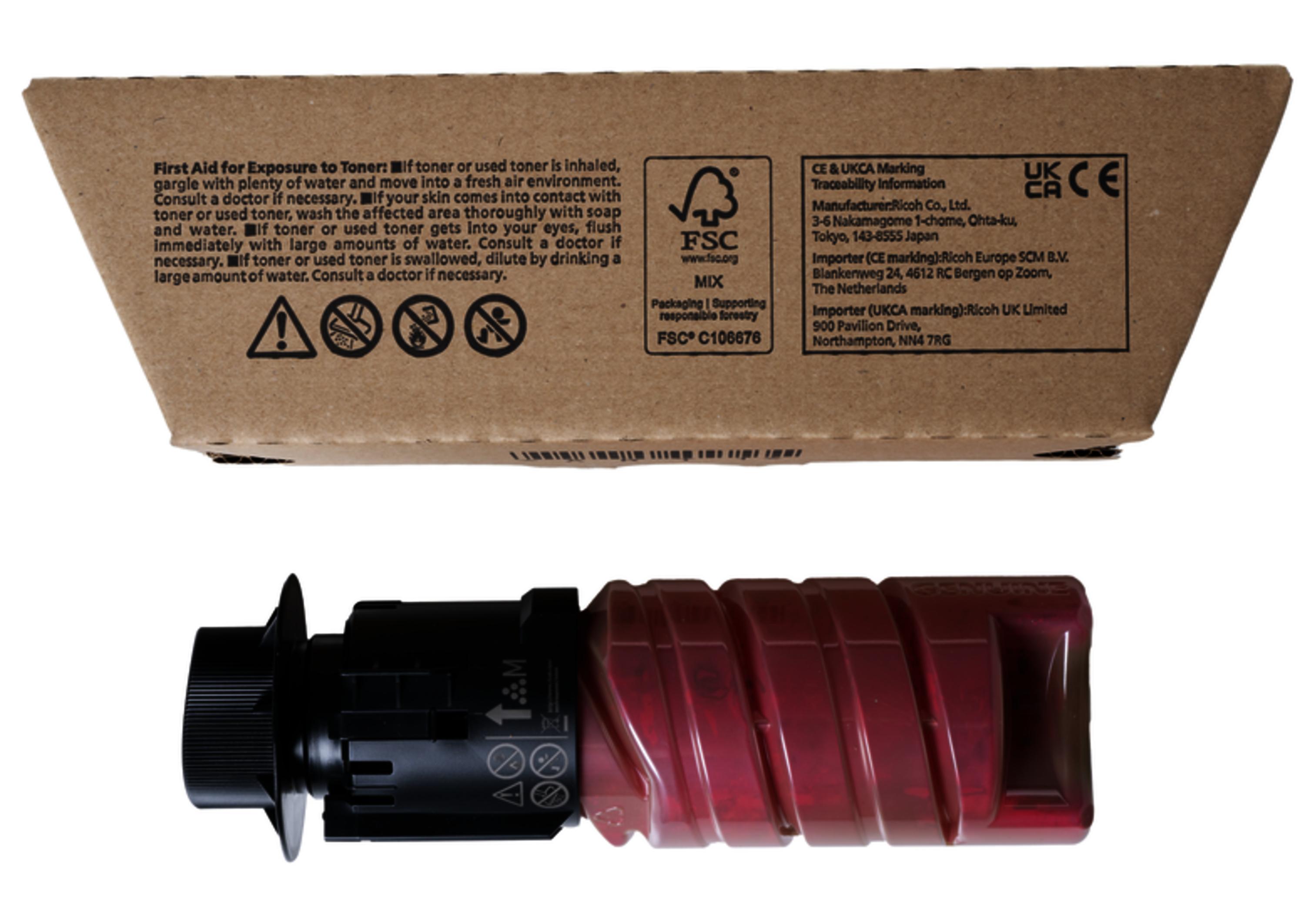 Тонер касета Ricoh M C320H, 4200 копия, За M C320FSE, Magenta
