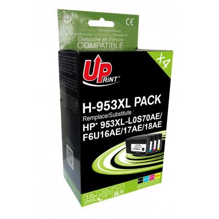 Мастилница UPRINT HP 953XL, Комплект, OfficeJet Pro 8210/8710/7720, (BkCYM)