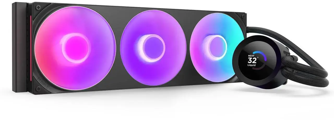 Охладител за процесор NZXT Kraken Plus 360 RGB LCD Display - Black
