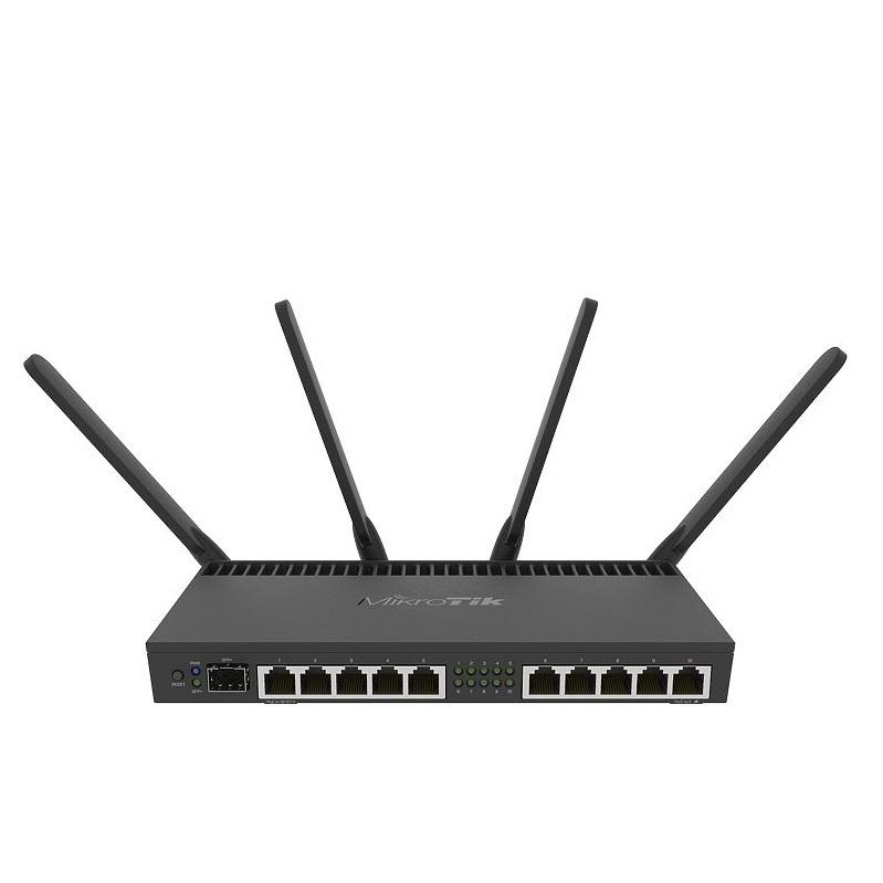 Рутер MikroTik RB4011iGS5HacQ2HnD-IN, 2.4/5 GHz, 10x10/100/1000, PoE