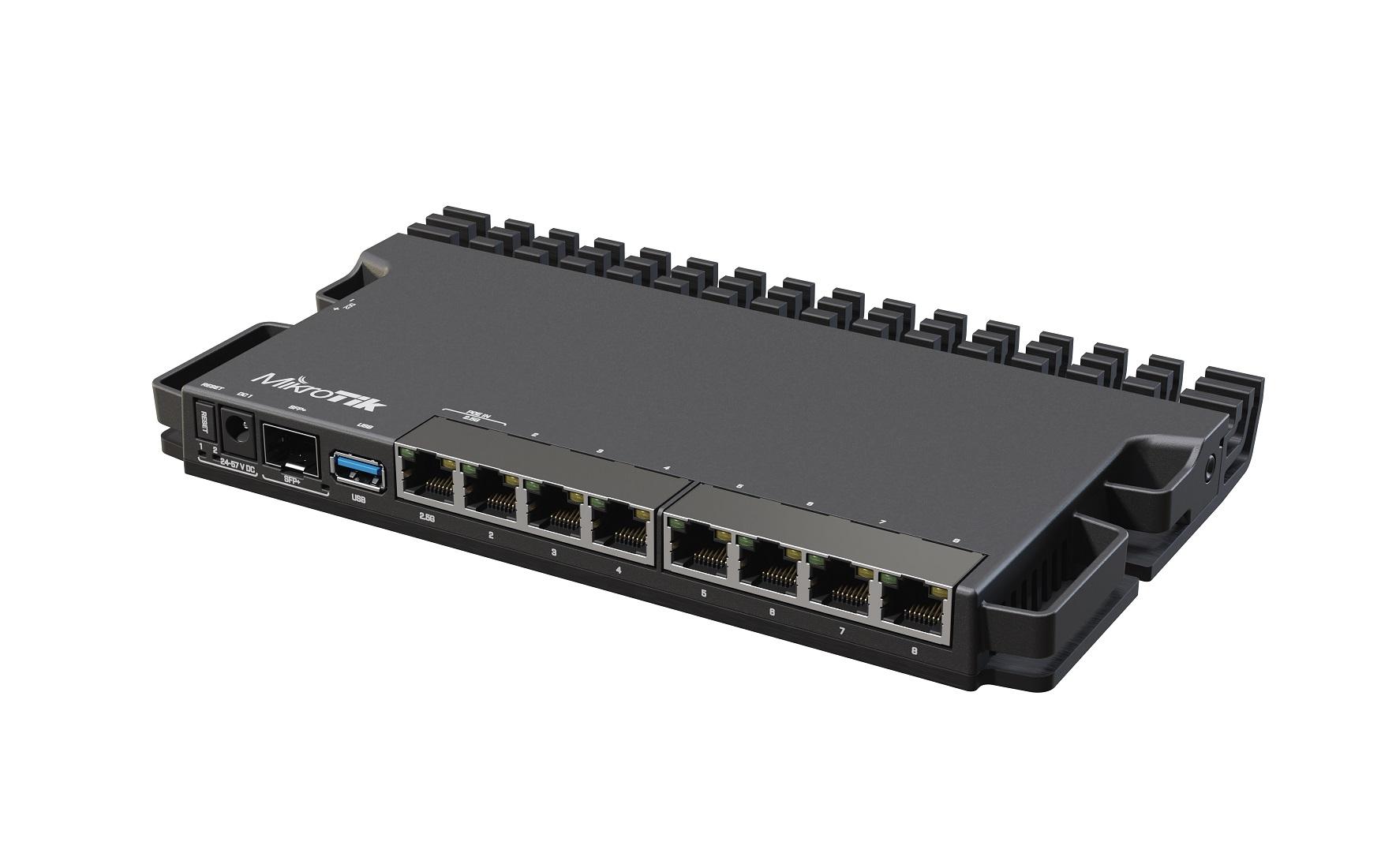 Рутер MikroTik RB5009UGSIN, CPU 1.4GHz, 1GB, 7x10/100/1000, 1xSFP, USB 3.0