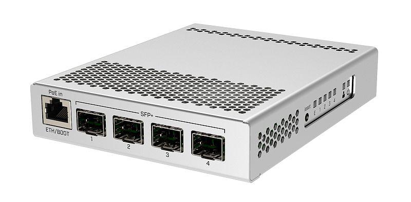 Суич Mikrotik CRS305-1G-4SIN, 1xGigabit LAN, 4xSFP cages