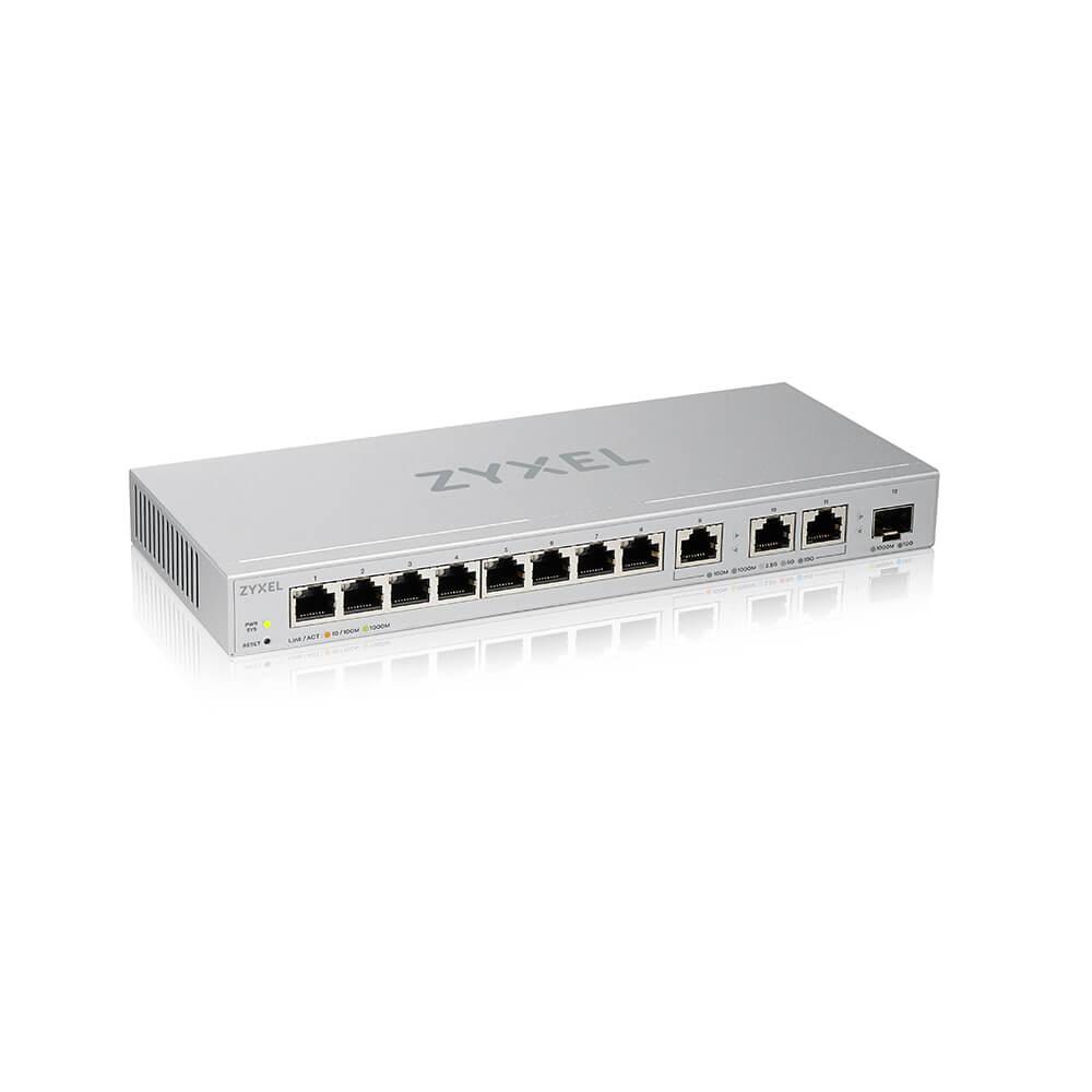 Суич ZYXEL XGS1250-12, 12 портов уеб управляем с 3x10G ports  1xSFP