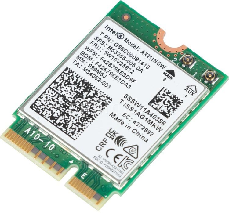 Мрежова карта Intel Wi-Fi 6E AX211 (Gig), 2230, 2x2 AX R2 (6GHz)BT, No vPro