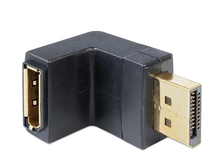 Адаптер Delock, DisplayPort мъжко - DisplayPort женско, 90