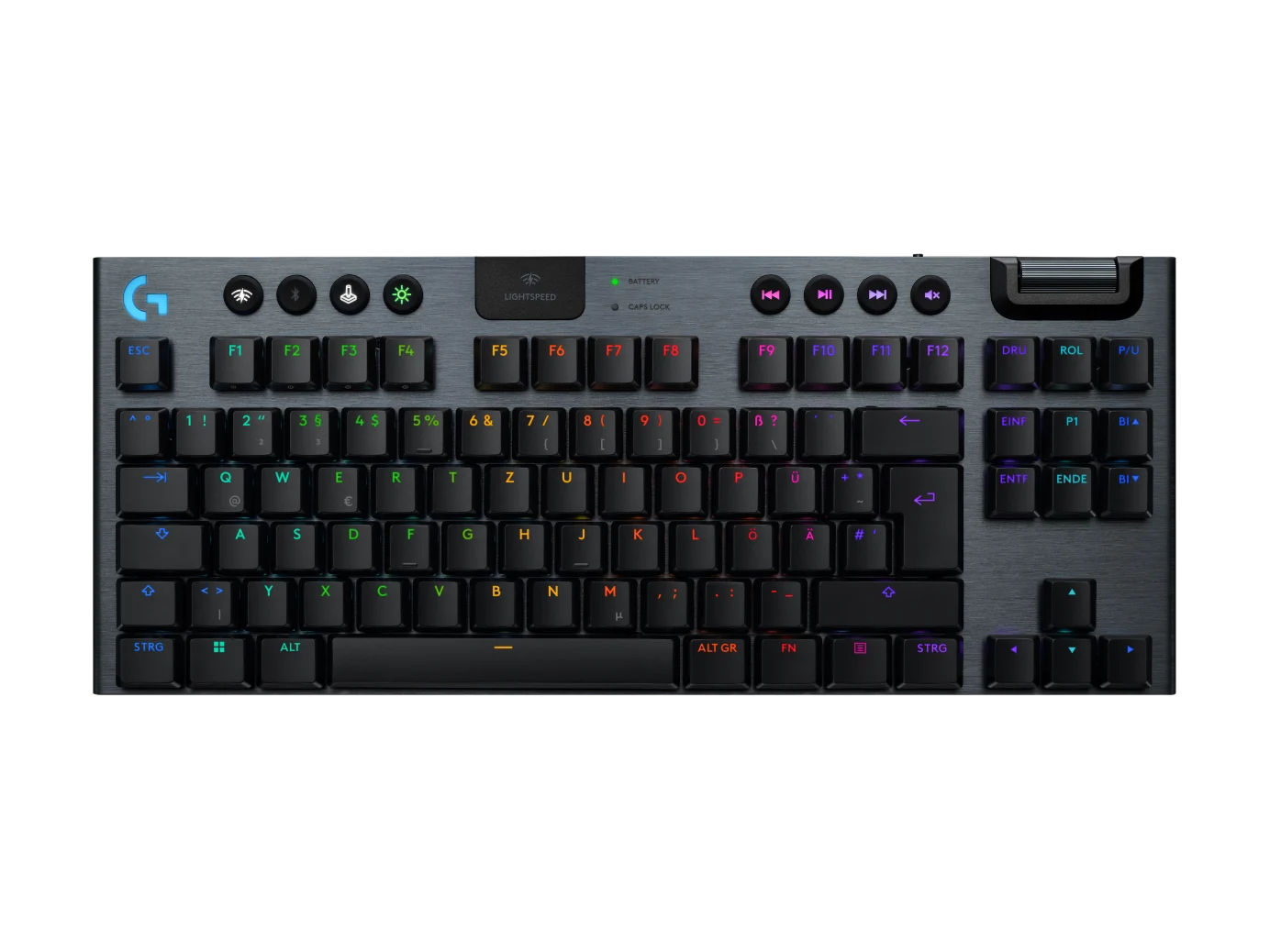 Безжична геймърска механична клавиатура Logitech G915X Lightspeed TKL - Tactile Switch