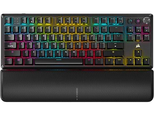Геймърскa безжична/блутут механична клавиатура Corsair K70 CORE TKL RGB, Corsair MLX Red суич
