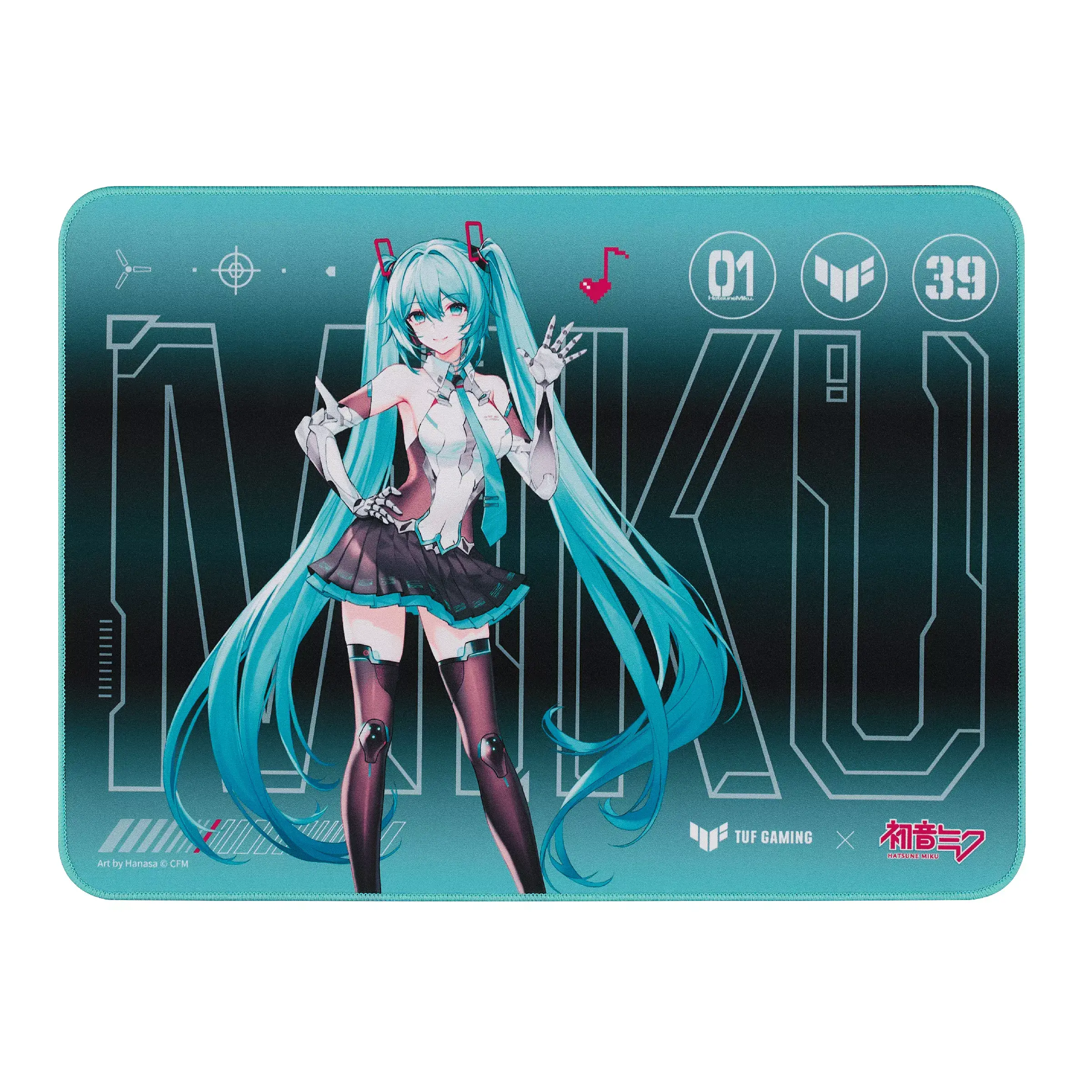 Геймърски пад за мишка ASUS TUF GAMING P1 Hatsune Miku Edition