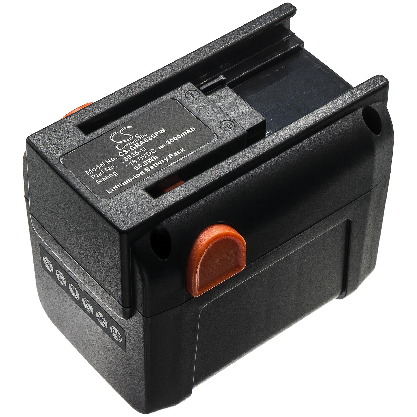 Батерия  акумулаторен тример за трева GARDENA 48-Li, AccuCut Li 400, ErgoCut 48-Li 8878, 8835 18V 3000mAh Cameron Sino
