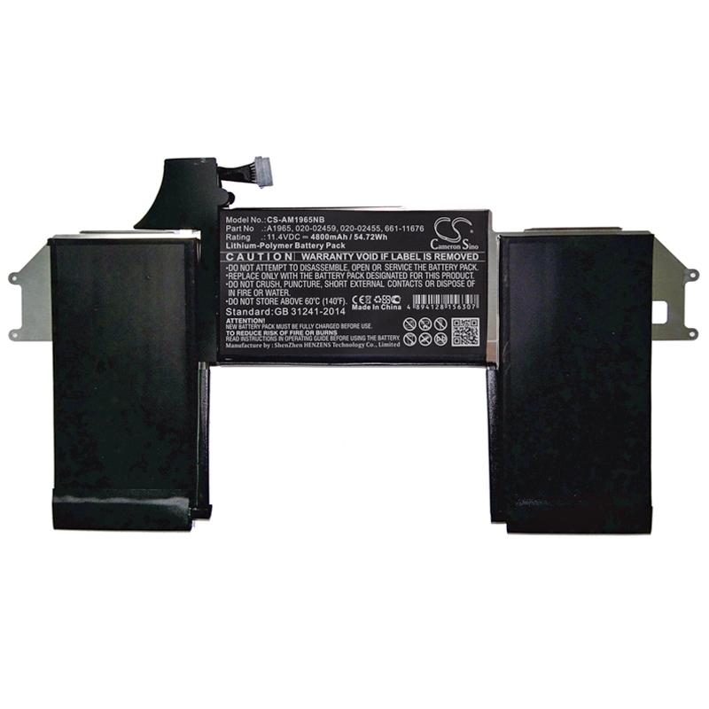 Батерия за лаптоп Apple MacBook Air 13 MRE82CH/A, MacBook Air Core I5 1.6 13-inch TRUE TONE Retina 2019  A1965 LiPo 11,4V 4800mAh CAMERON SINO