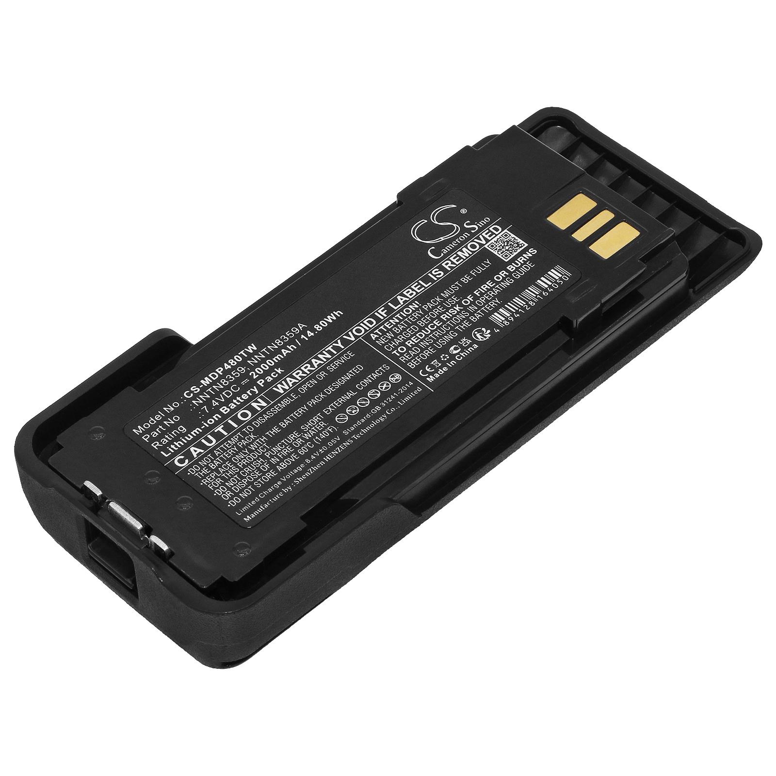 Батерия за радиостанция Motorola DGP8550E, DP4000ex, XIR P8608EX NNTN8359  LiIon  7,4V 2000mA Cameron Sino