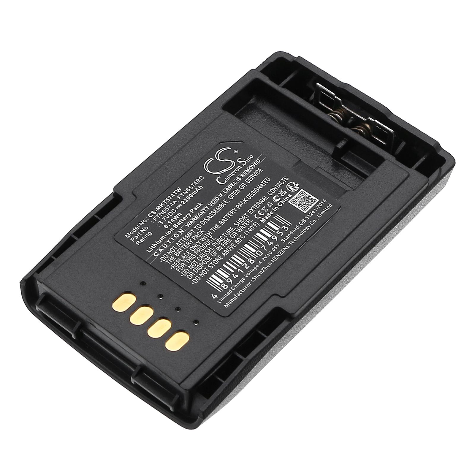 Батерия за радиостанция Motorola CEP400, MTP800  AP-6574 Liion  3,7V 2200mA Cameron Sino