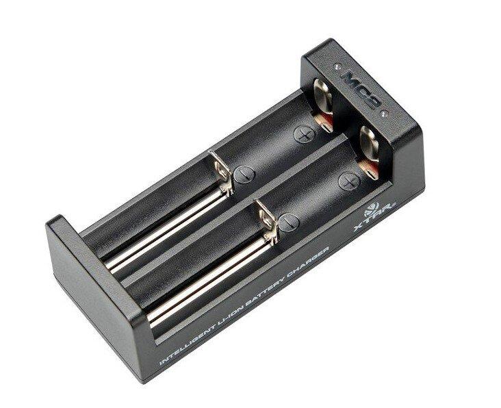 Зарядно у-во XTAR MC2S, USB Micro , Universal Charger, LiIon & NIMH, 18650, CR123, AA, AAA  с 2 гнезда