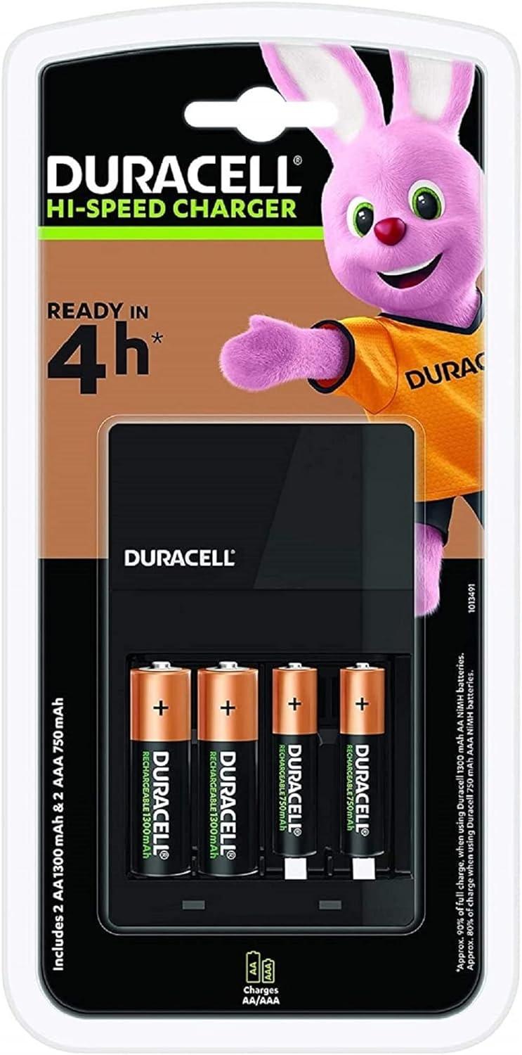 Зарядно устройство CEF14  2*AA NiMH 1300mAh  2*AAA NIMH 750mAh 4h DURACELL