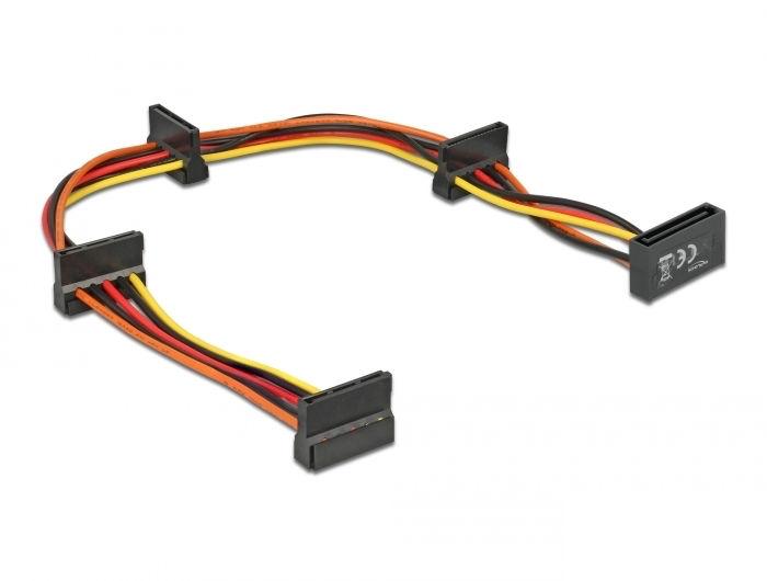 Кабел Delock Power SATA   4 x SATA 15 Pin, 40cm