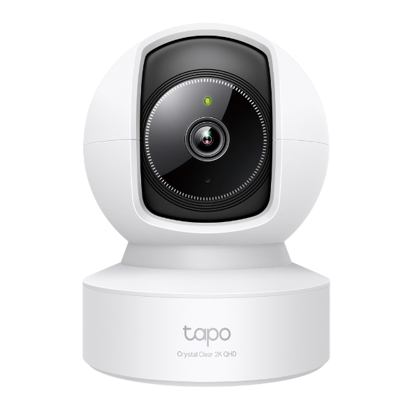 IP камера куполна TP-Link Tapo C222, 2560x1440@30fps, Pan/Tilt, H.264, microSD, Wi-Fi, аудио, RJ-45