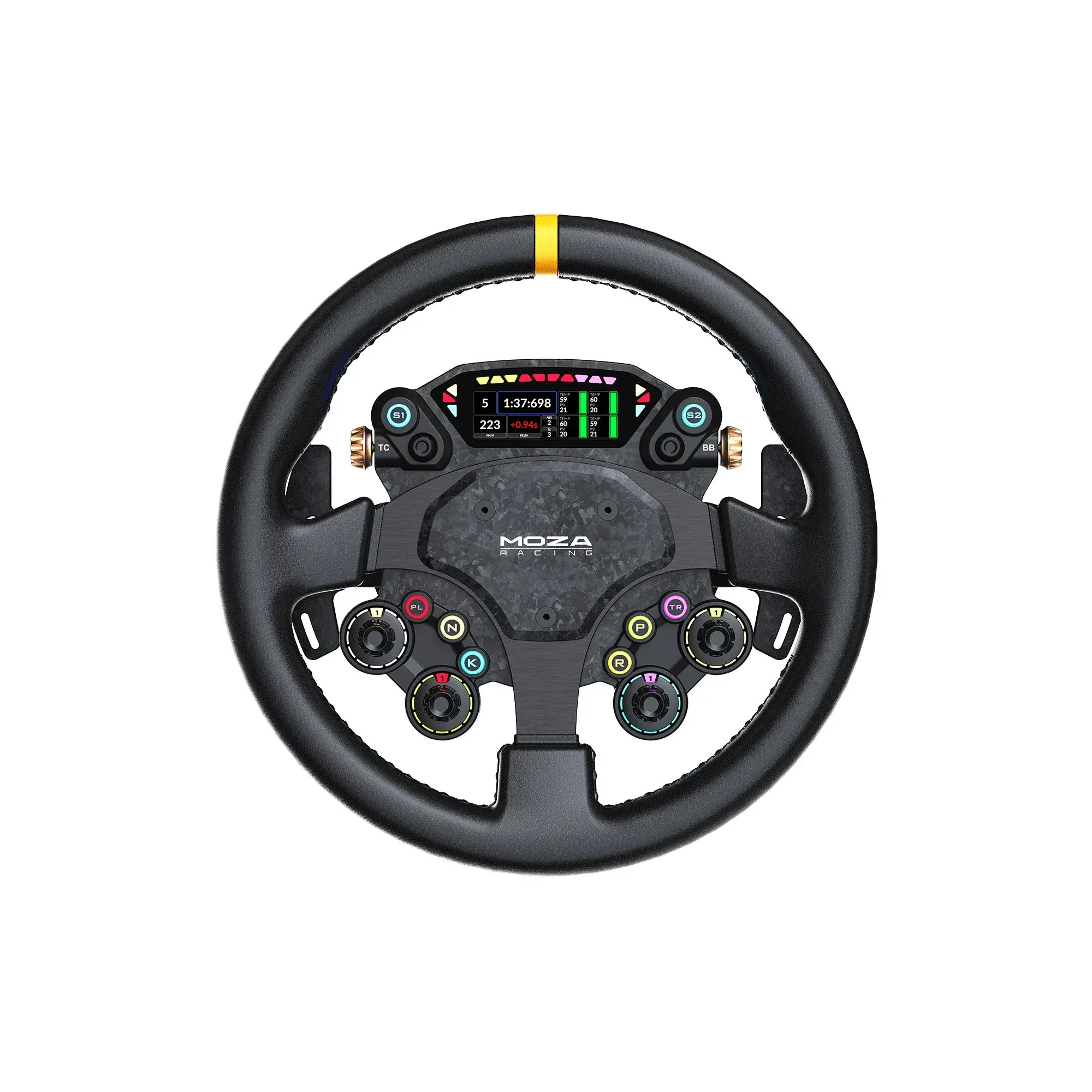 Волан с дисплей MOZA CS Pro за основа R5, R9 V2, R12 , R16, R21 - PC