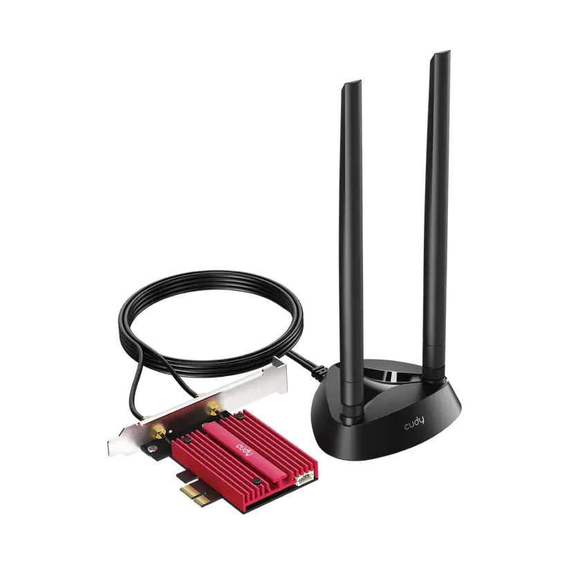 Мрежова карта Cudy WE9300S, Tri-Band WiFi 7 PCI-e, 5760  2880 Mbps