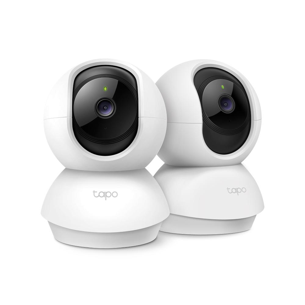 Охранителна WiFi камера TP-Link Tapo C210P2, 360, Pan/Tilt - 2 Броя