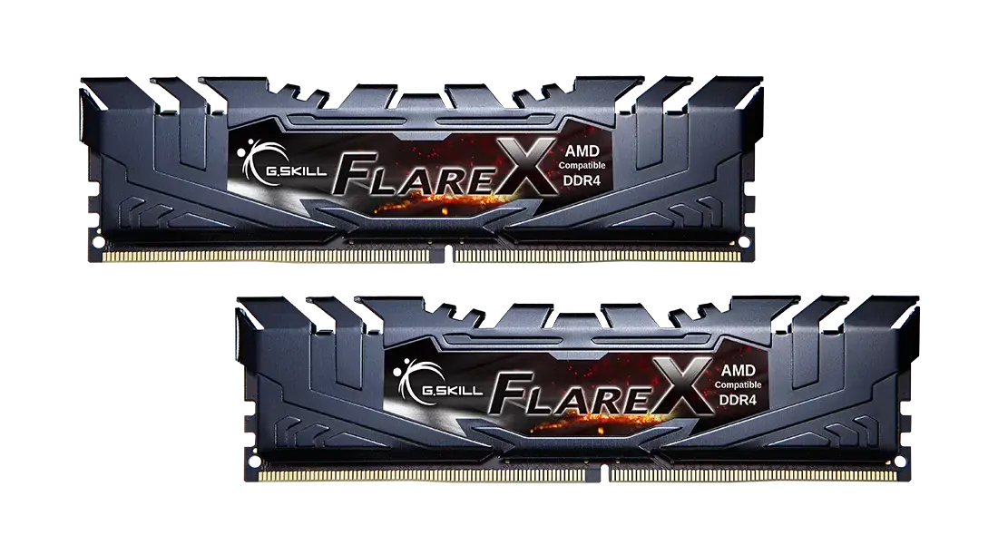 Памет G.SKILL Flare X 32GB(2x16GB) DDR4 3200MHz CL16 - F4-3200C16D-32GFX
