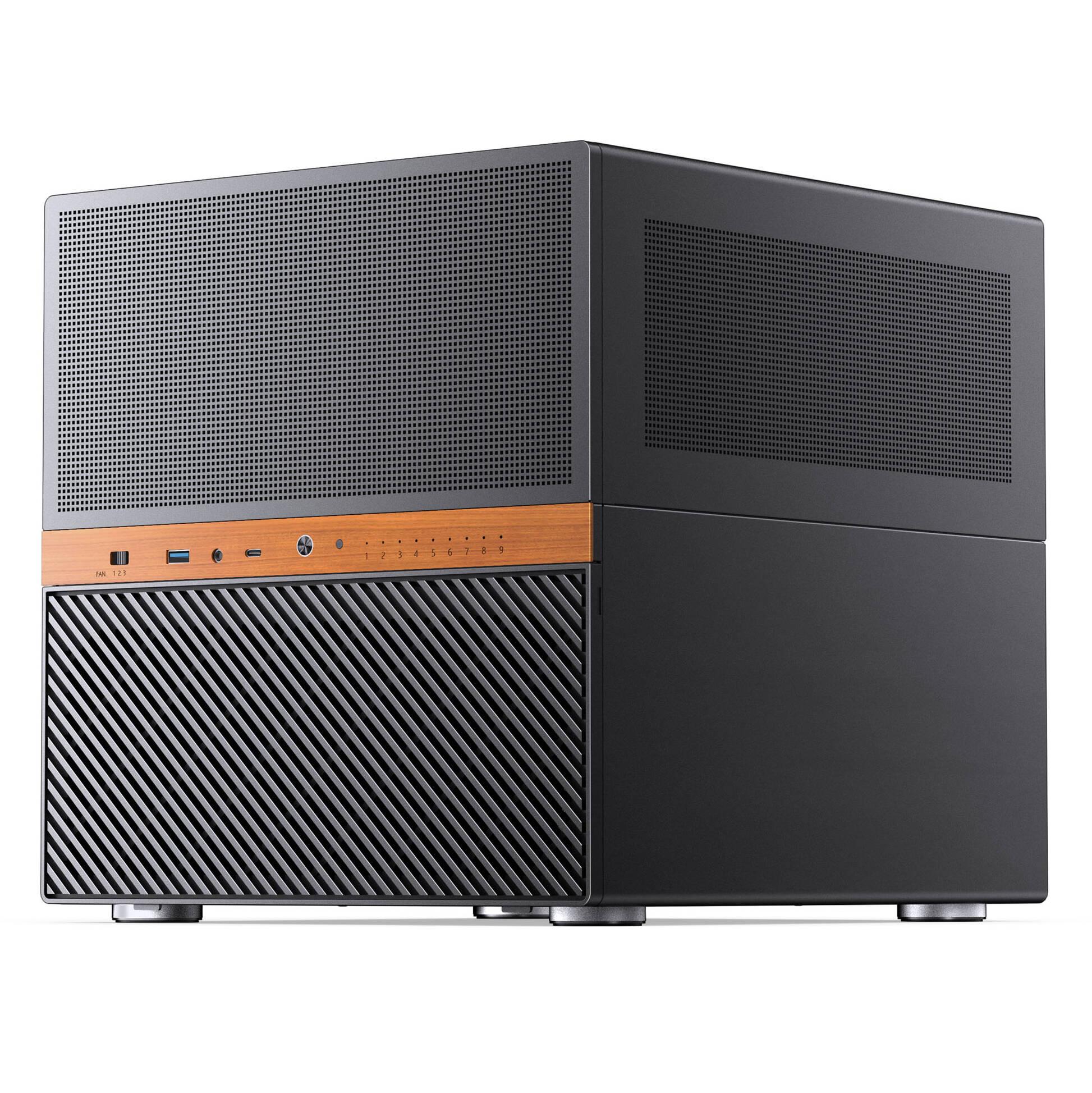 Кутия Jonsbo N6 NAS Micro-ATX - Black