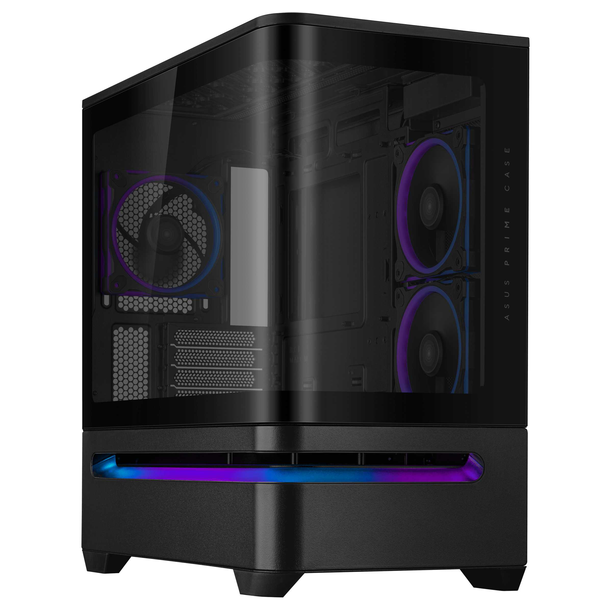 Кутия ASUS Prime AP202 ARGB mATX  3 ARGB Вентилатора - Black