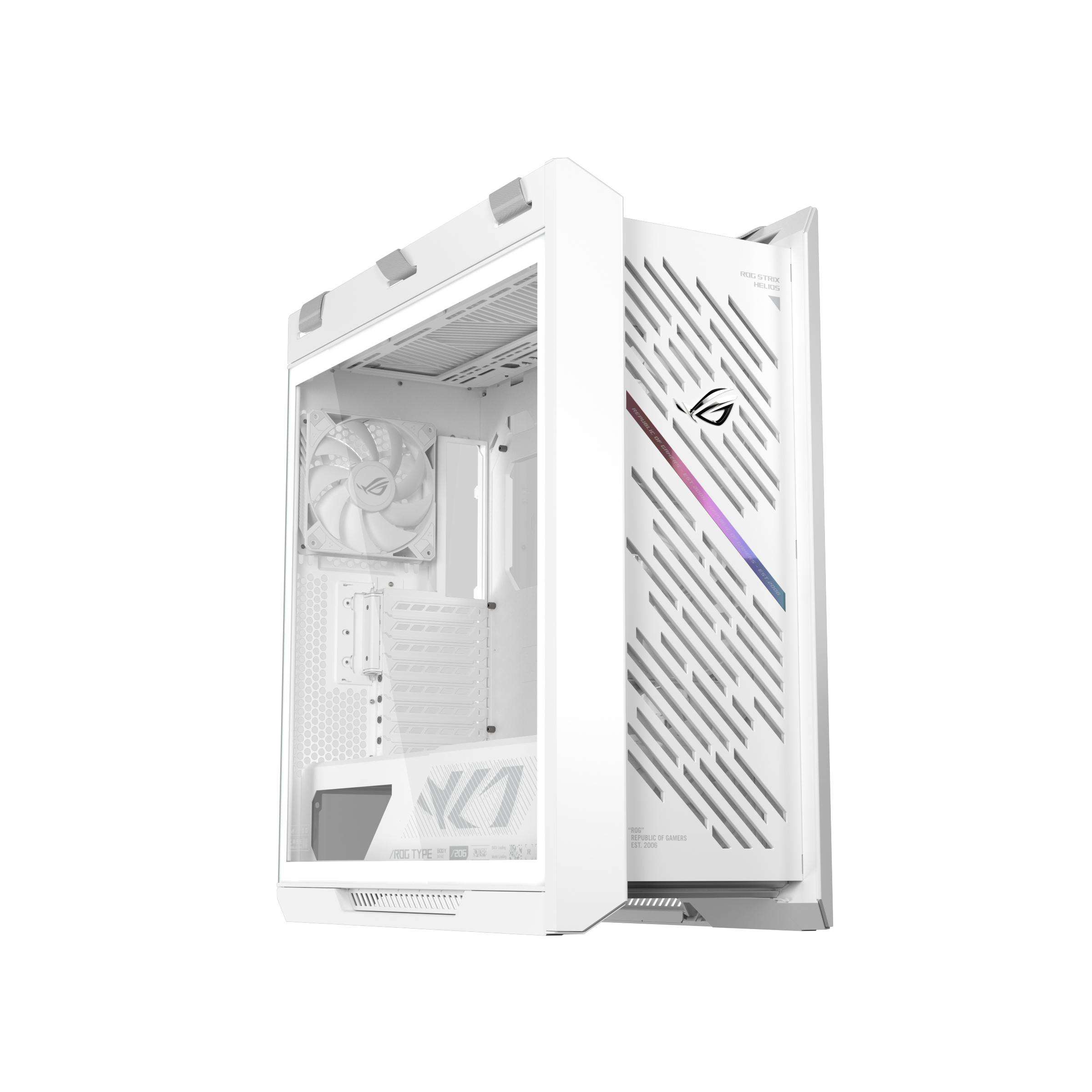 Кутия ASUS ROG Strix Helios II EATX Mid-Tower - White