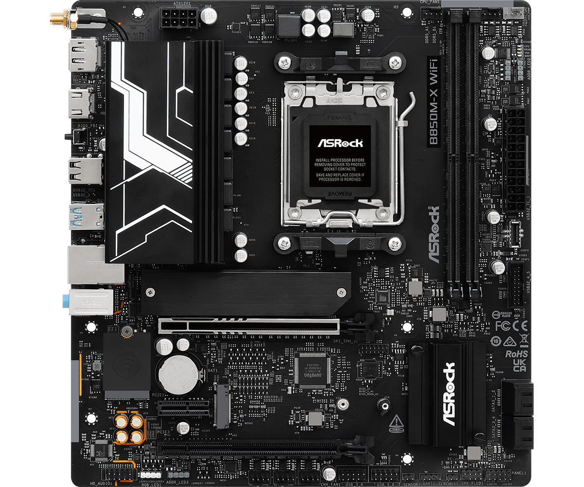 Дънна платка ASRock B850M-X WiFi R2.0 socket AM5