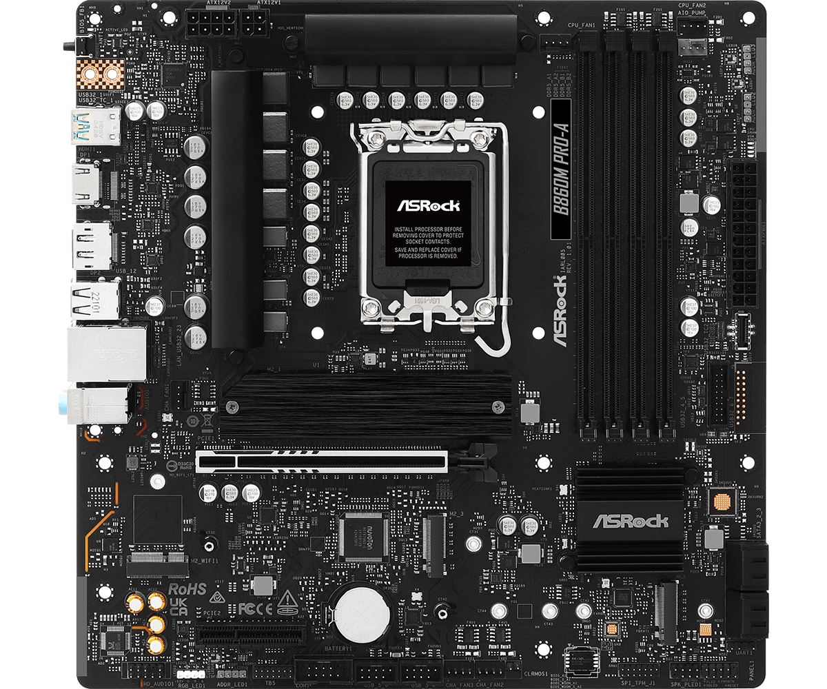 Дънна платка ASRock B860M PRO-A, LGA 1851