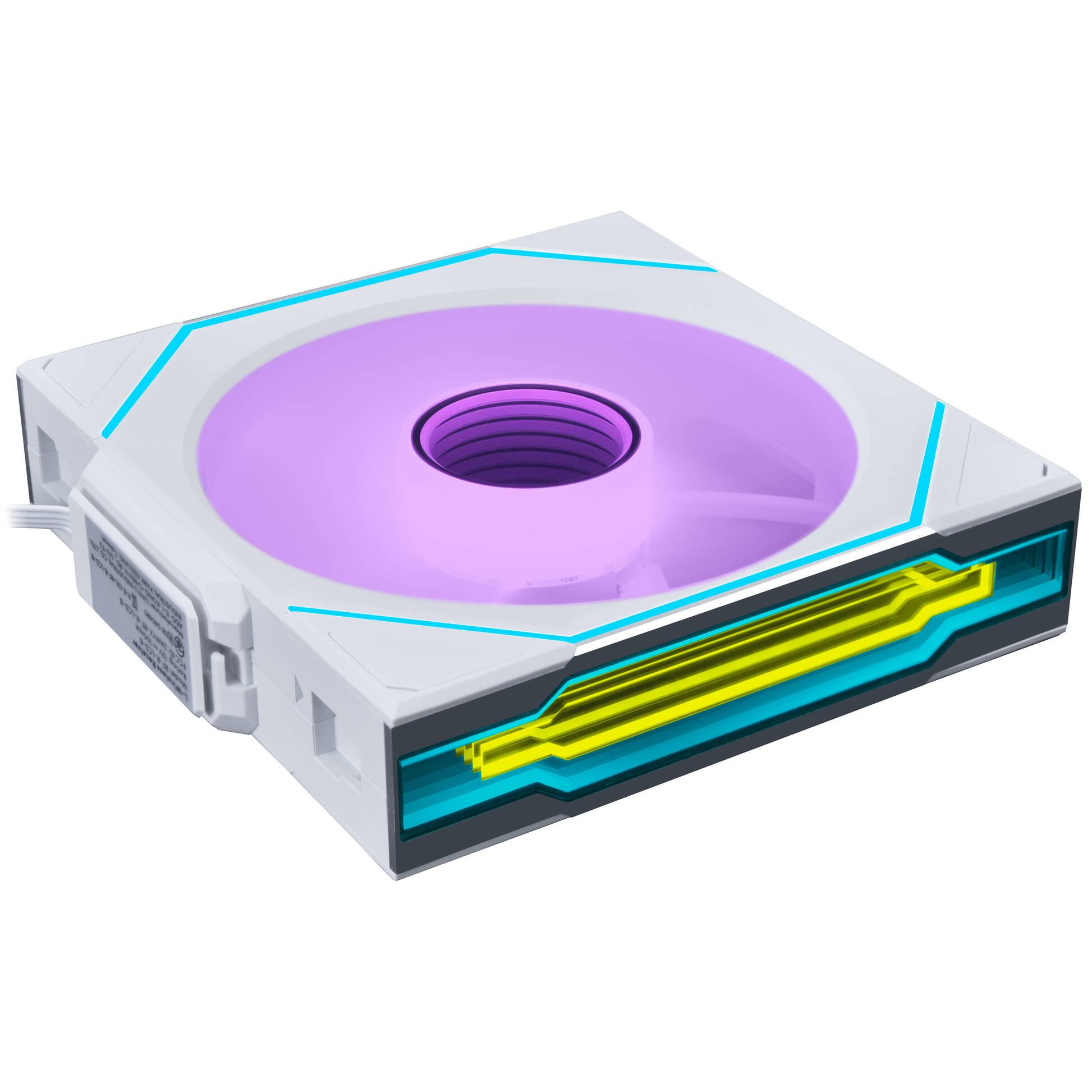Вентилатор Lian Li UNI FAN SL-INF Wireless ARGB PWM - 120 mm Бял