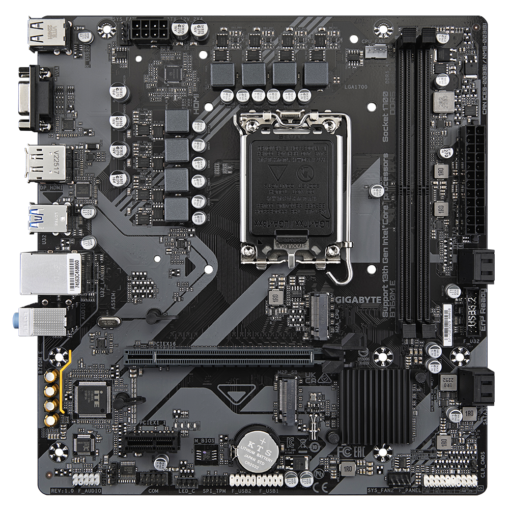 Дънна платка GIGABYTE B760M E DDR5, socket 1700