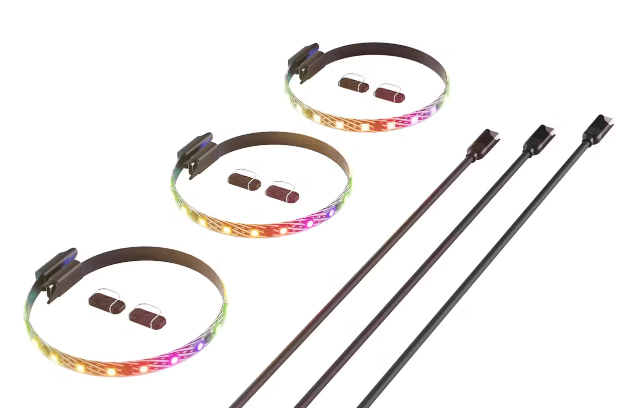 Комплект 3 бр. ARGB LED Ленти HYTE LS10 - 330 mm