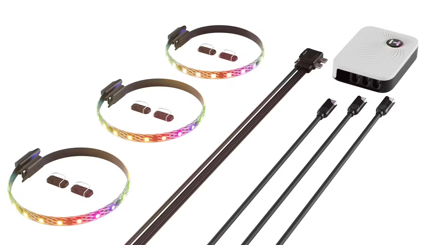 Комплект 3бр ARGB  LED Ленти HYTE LS10 - 330 mm  NP50