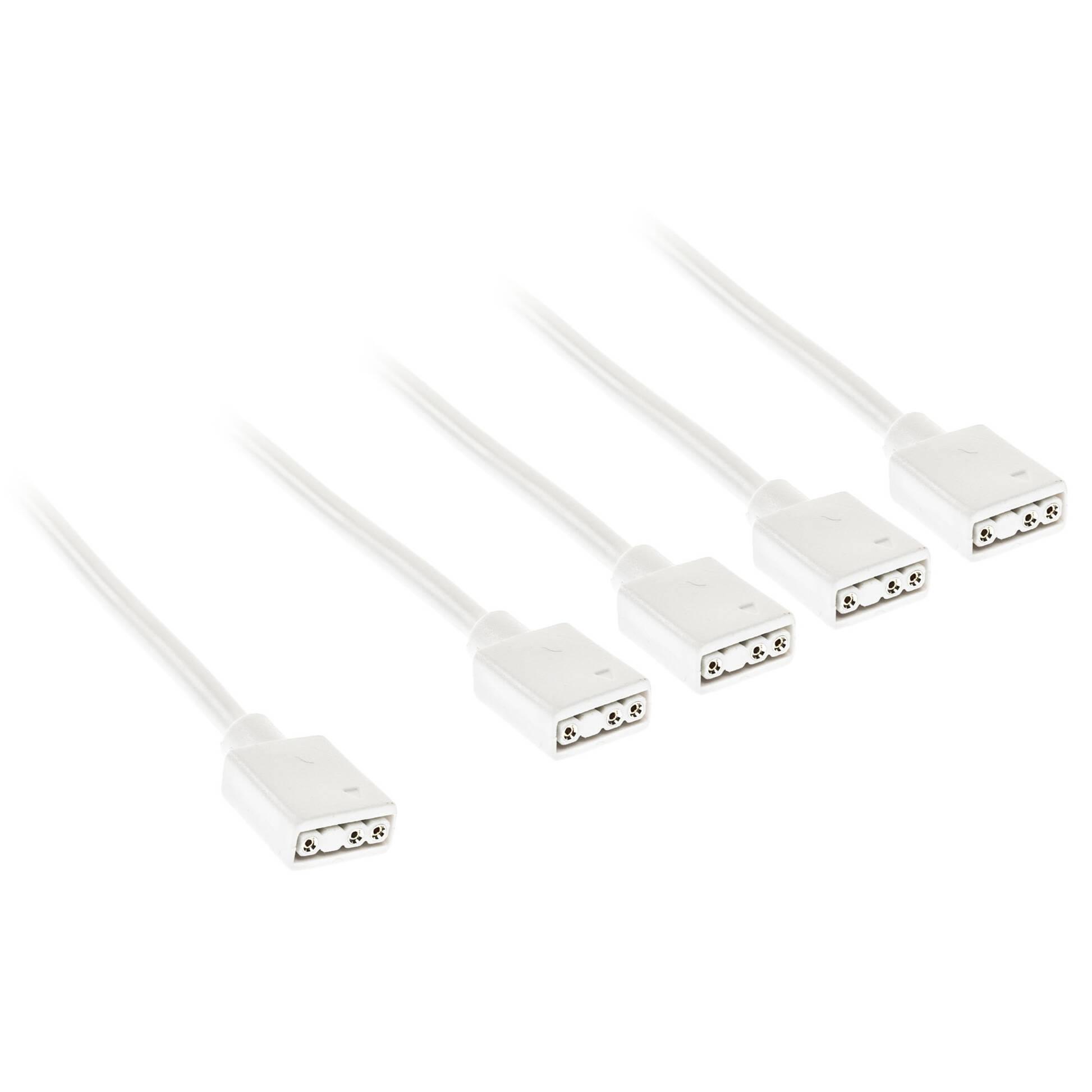 Кабел Kolink ARGB 1-4 Сплитер - 30 cm Бял