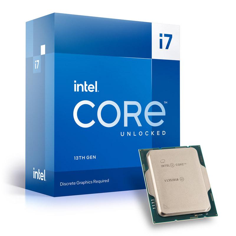 Процесор Intel Raptor Lake i7-13700F, 8P8E, Cores 2.10,30MB, 65W, LGA1700, BOX, No Graphics