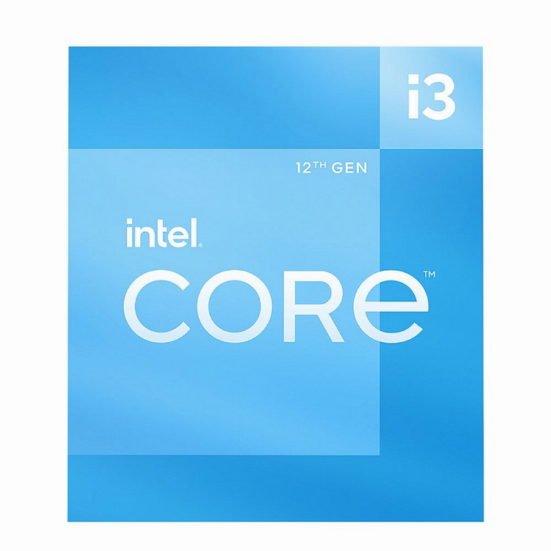 Процесор Intel Alder Lake Core i3-12100, 4 Cores, 8 Threads (3.3GHz Up to 4.3GHz, 12MB, LGA1700), 60W, TRAY