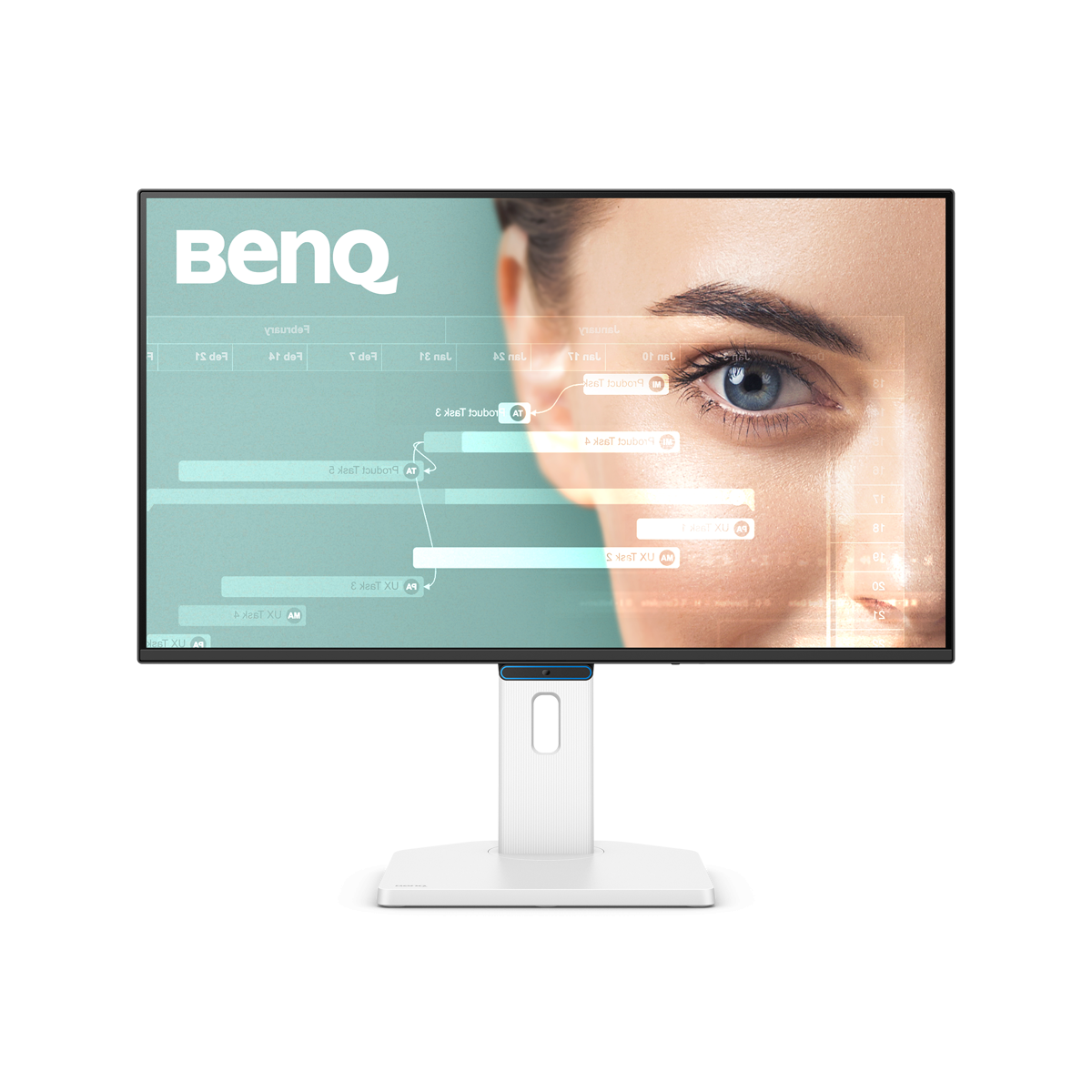 Монитор BenQ GW2790TC, 27", IPS, 1920x1080, 100Hz, 99% sRGB, HDMI, DisplayPort, Speakers, Height adjustable stand, white