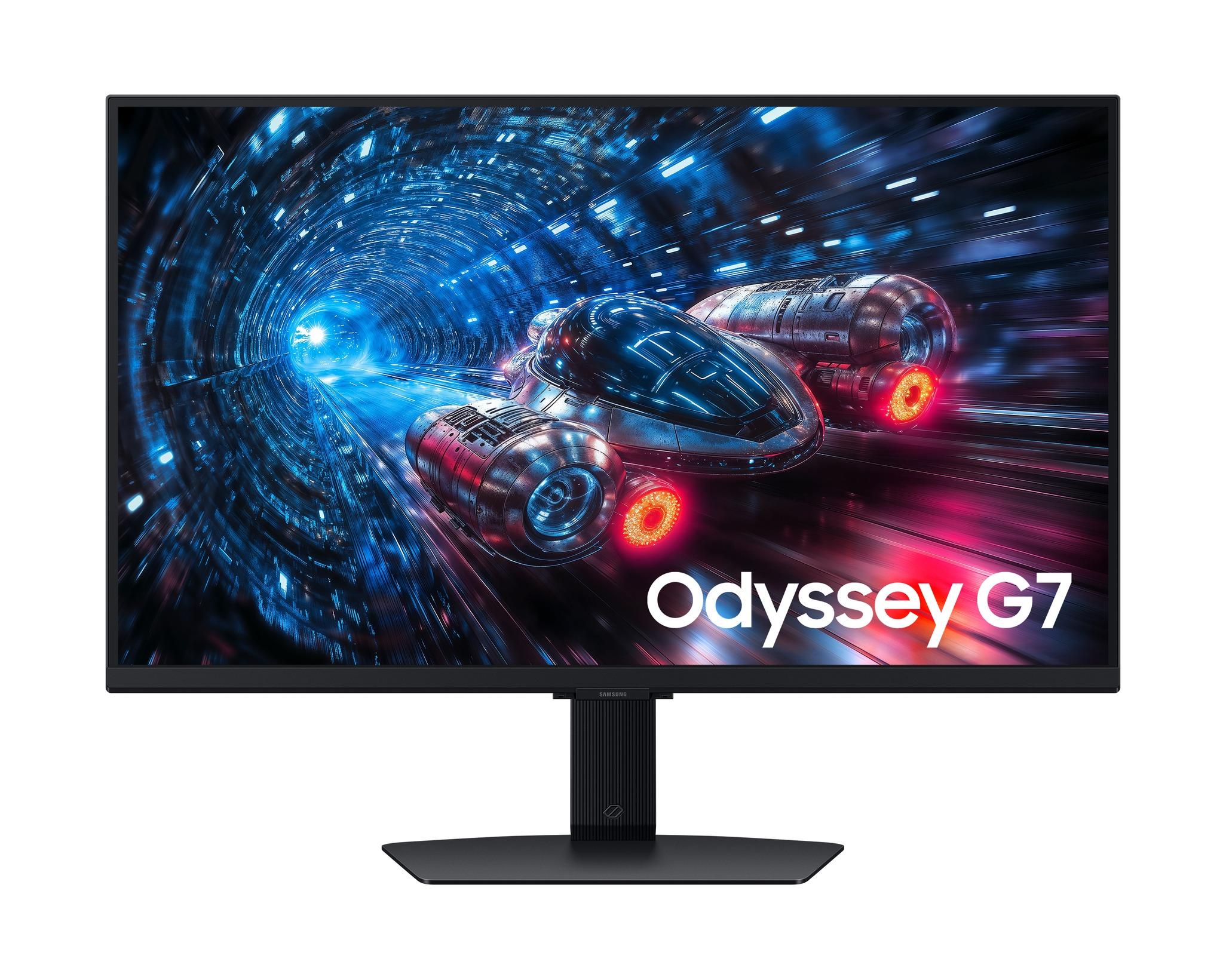 Монитор SAMSUNG Odyssey G7 G70F - 27" IPS DualMode UHD(3840x2160) 180Hz/360Hz, 1ms